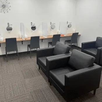 クララ美容皮膚科 福岡天神院のオンダリフトを受ける前の待合室