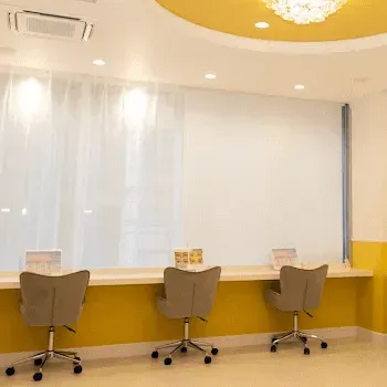 ルラ美容クリニック 福岡院の肩ボトックスを受ける前の待合室