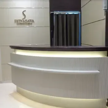 品川美容外科 福岡2院の肩ボトックスを受ける前の受付