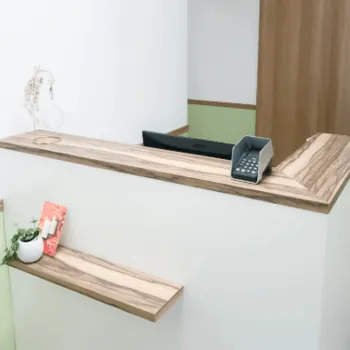 ヴァージンクリニック福岡1院の肩ボトックスを受ける前の受付