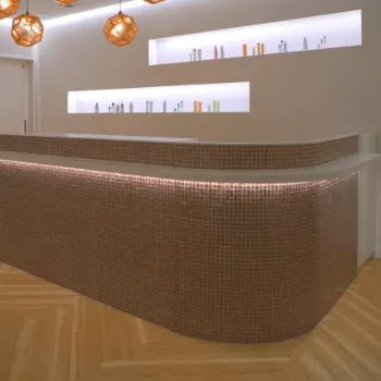 広島プルミエクリニックの刺青除去を受ける前の受付