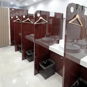 湘南美容クリニック 広島院の刺青除去を受けた後のパウダールーム