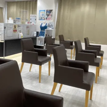 湘南美容クリニック 兵庫2院の刺青除去を受ける前の待合室