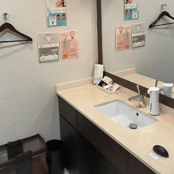 聖心美容クリニック 神奈川1院の刺青除去を受けた後のパウダールーム