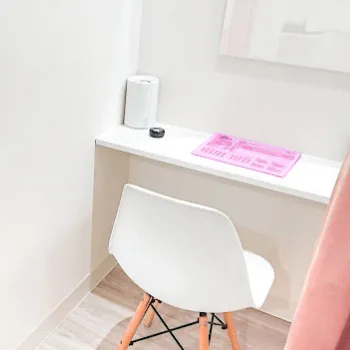 TCB東京中央美容外科 神奈川6院の刺青除去を受けた後のパウダールーム