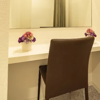 TCB東京中央美容外科 金沢院の肩ボトックス受けた後のパウダールーム