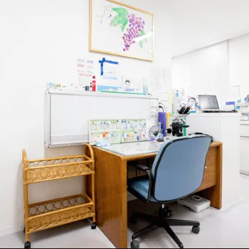 ひがしやまクリニックの刺青除去を受ける前の診察室