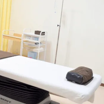 金沢中央クリニック の刺青除去を受ける施術室