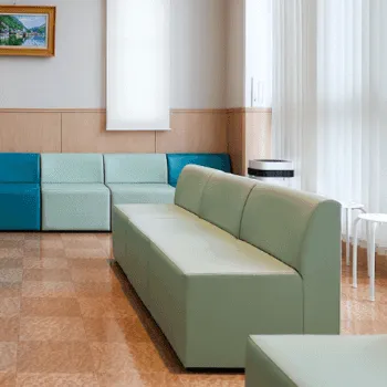 こじまクリニックの刺青除去を受ける前の待合室