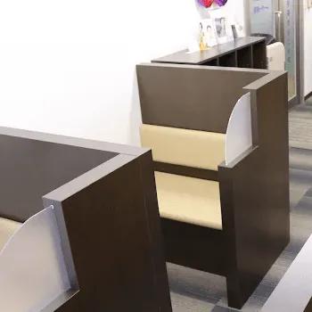 神戸中央クリニックのケミカルピーリングを受ける前の待合室