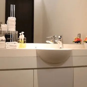 神戸中央クリニックのケミカルピーリングを受けた後のパウダールーム