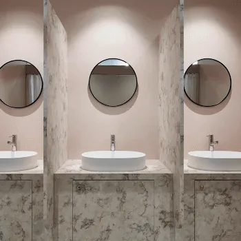 美容皮膚科エルムクリニック 神戸院のケミカルピーリングを受けた後のパウダールーム