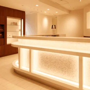 品川スキンクリニック 神戸院のケミカルピーリングを受ける前の受付