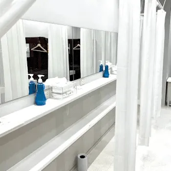 湘南美容クリニック 神戸三宮院のデンシティを受けた後のパウダールーム