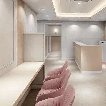 ルラ(LULA)美容クリニック 神戸院の刺青除去を受ける前の待合室