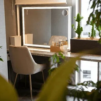 LOOP CLINICのオンダリフトを受けた後のパウダールーム