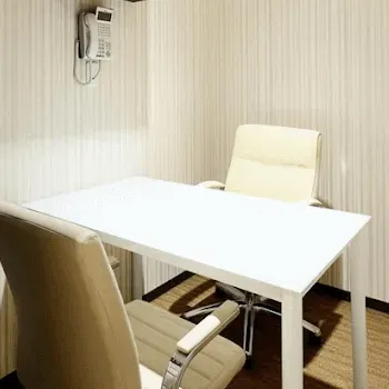 共立美容外科 神戸三宮院の肩ボトックスを受ける前のカウンセリングルーム