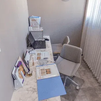 美容皮膚科エルムクリニック 神戸院のヒアルロン酸注射を受ける前のカウンセリングルーム