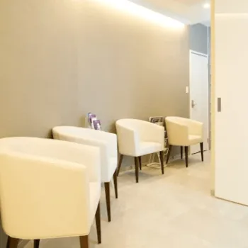 杉本美容形成外科のヒアルロン酸注射を受ける前の受付