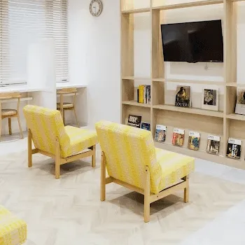 すなおクリニックの刺青除去を受ける前の待合室