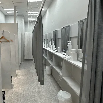 湘南美容クリニック 京都付近1院のモフィウス8を受けた後のパウダールーム