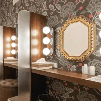 エルムクリニック 京都院の肩ボトックスを受けた後のパウダールーム