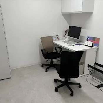 ルラ美容クリニック 京都院の肩ボトックスを受ける前の診察室