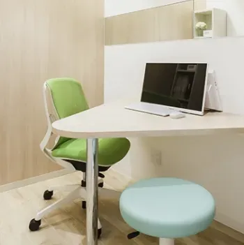 すなおクリニックの肩ボトックスを受ける前の診察室