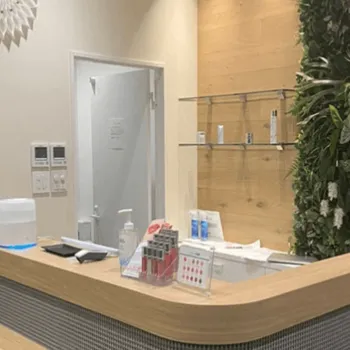 ヴァージンクリニック京都院の肩ボトックスを受ける前の受付