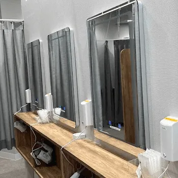 湘南美容クリニック 名古屋5院のケミカルピーリングを受けた後のパウダールーム