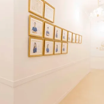 A CLINIC 名古屋院の刺青除去を受ける医院の院内の様子