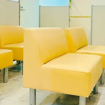 共立美容外科 名古屋院の刺青除去を受ける前の待合室