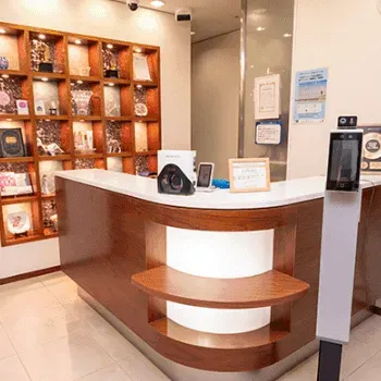 高須クリニック 名古屋2院の刺青除去を受ける前の受付