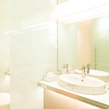 エースクリニック 名古屋院のピコスポットを受けた後のパウダールーム