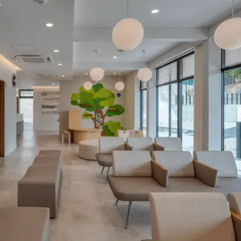 あすか皮フ科クリニックのピコスポットを受ける前の待合室