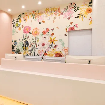 まゆりなclinic名古屋栄のピコスポットを受ける前の受付