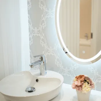 TCB東京中央美容外科 名古屋3院のピコスポットを受けた後のパウダールーム