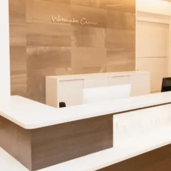 わたなべ皮ふクリニックのピコスポットを受ける前の受付