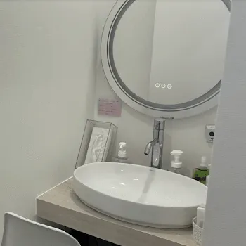 ルラ(LULA)美容クリニック 沖縄院の刺青除去を受けた後のパウダールーム