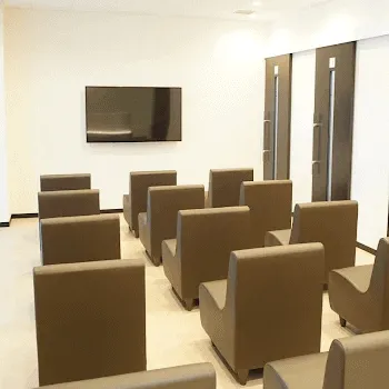 湘南美容クリニック 那覇院の刺青除去を受ける前の待合室