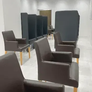 湘南美容クリニック 新潟院のデンシティを受ける前の待合室