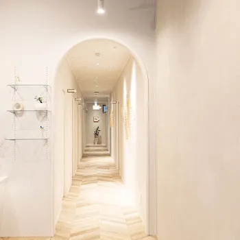 ルラ(LULA)美容クリニック岡山院の刺青除去を受ける前の廊下