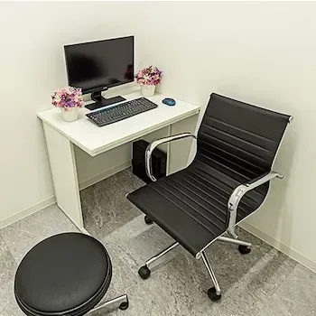 TCB東京中央美容外科 那覇院の肩ボトックスを受ける前の診察室