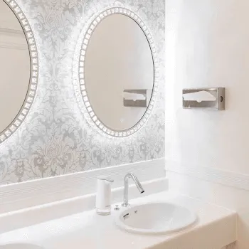 A CLINIC 大阪院のケミカルピーリングを受けた後のパウダールーム