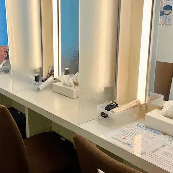 フェミークリニック 大阪3院のケミカルピーリングを受けた後のパウダールーム