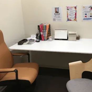 ガーデンクリニック 大阪院の刺青除去を受ける前の診察室