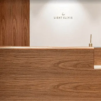 LIGHT CLINIC 大阪院のオンダリフトを受ける前の受付