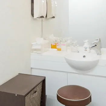 大宮中央クリニックの刺青除去を受けた後のパウダールーム