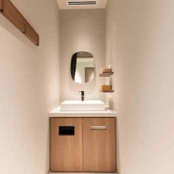 聖心美容クリニック 埼玉1院の刺青除去を受けた後のパウダールーム