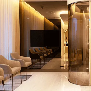 浦和第一美容クリニックの刺青除去を受ける前の待合室